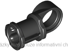 44 Black Technic, Axle and Pin Connector Toggle Joint Smooth