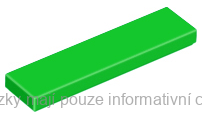 2431 Bright Green Tile 1 x 4