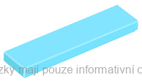 2431 Medium Azure Tile 1 x 4