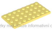 3035 Bright Light Yellow Plate 4 x 8