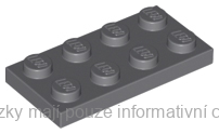 3020 Dark Bluish Gray Plate 2 x 4
