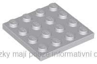 3031 Light Bluish Gray Plate 4 x 4
